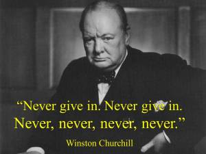Never Give In