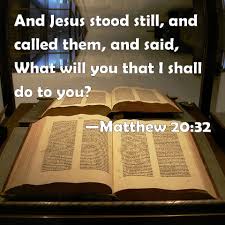 Matthew 20 32