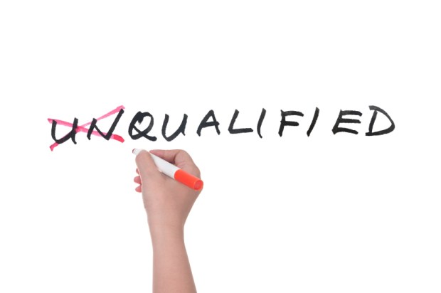 Unqualified to qualified