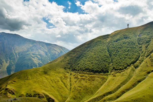 Crucifix on the hill